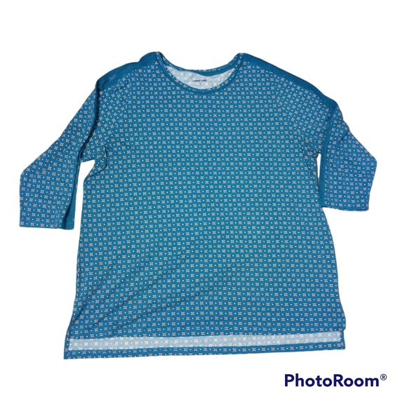 Lands End Lace Long Sleeve Blouse Size 1X EUC - Picture 2 of 11